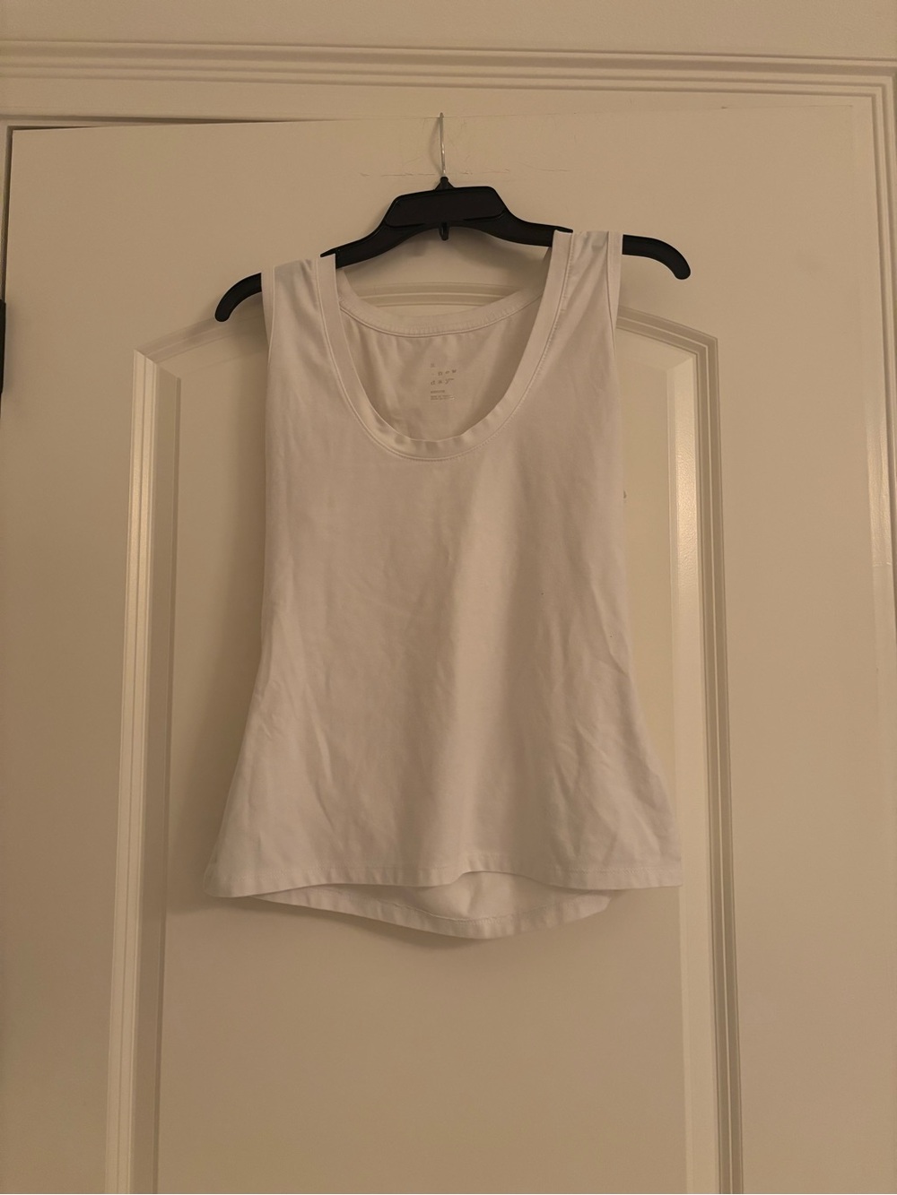 a new day White Scoop Neck Tank